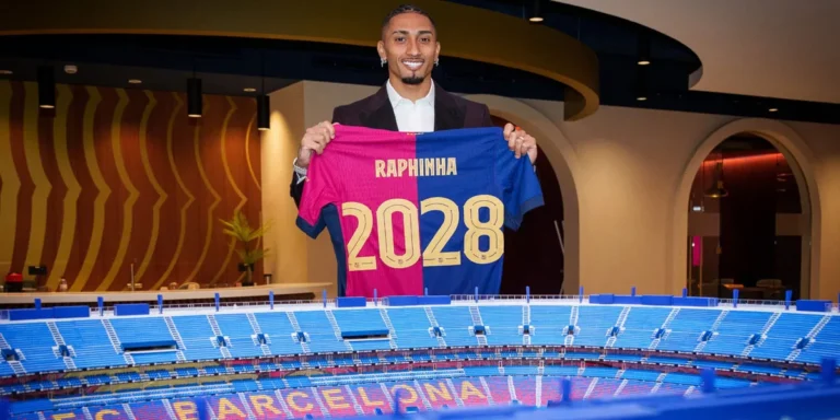 Raphinha Perpanjang Kontrak dengan Barcelona Hingga 2028